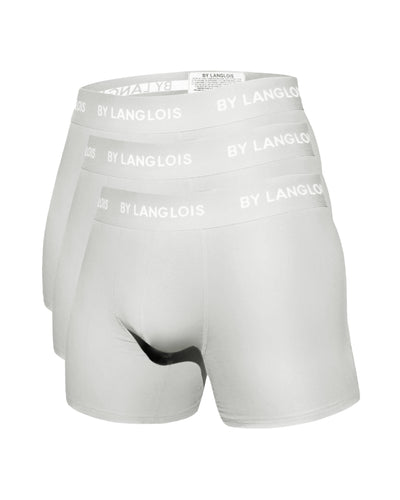 3-PACK PERFECT FIT BOXER BRIEFS IN POLAR ICE