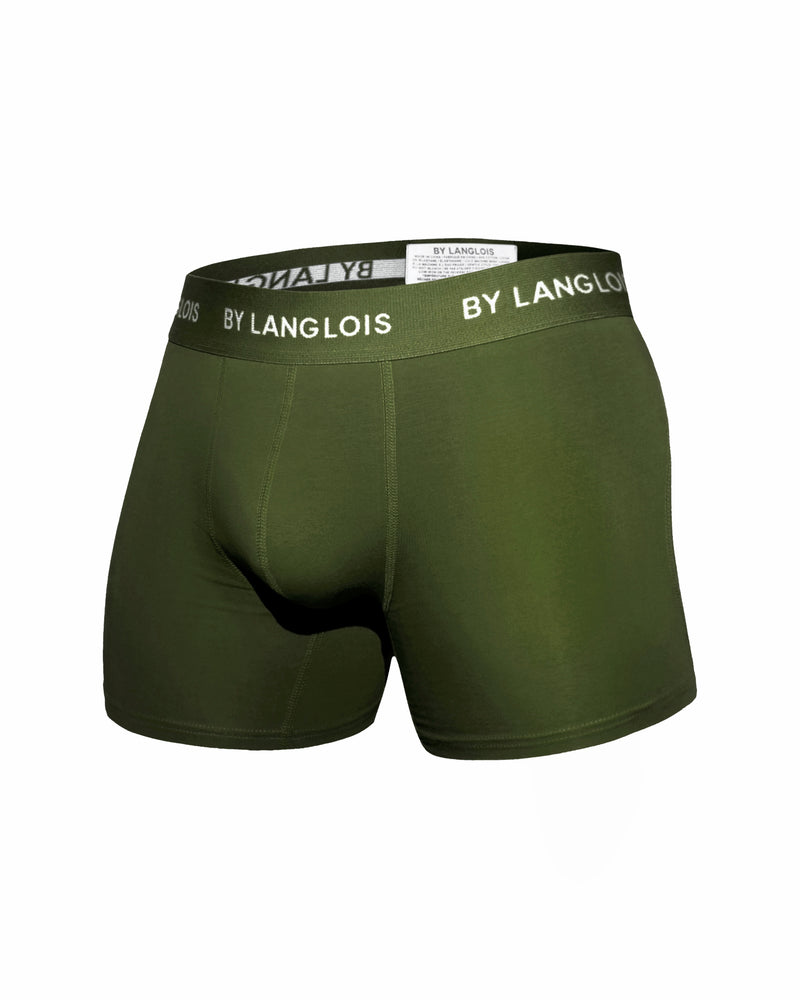 PERFECT FIT BOXER BRIEF IN EVERGREEN