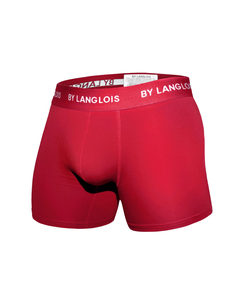 PERFECT FIT BOXER BRIEF IN ULTRA RED – BY LANGLOIS™ | Official Store